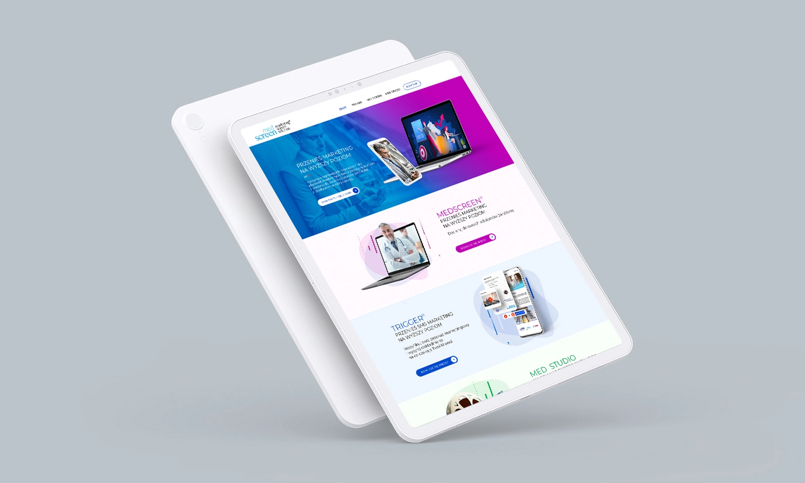 Wykonanie strony internetowej Medscreen